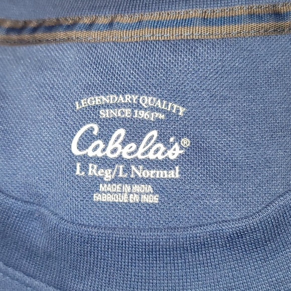 Crazy Dog Distressed T-Shirt Large & Cabelas T-Shirt Large. 2 T- Shirts Bundle - Picture 10 of 12